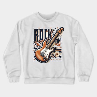 Vintage electric guitar Crewneck Sweatshirt